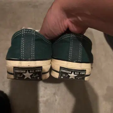 CONVERSE ALL STAR 그린 스니커즈 척테일러