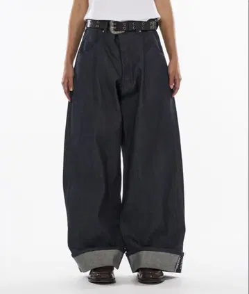 위시 포에버 히든 레터 셀비지 리지드 데님 S 완판템