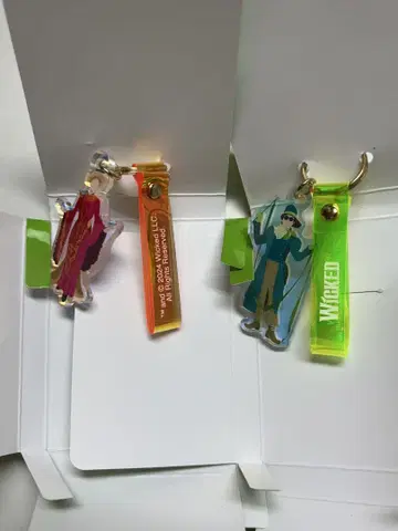 위키드 시크릿 아크릴 키링 마담 모리블 에메랄드 시티