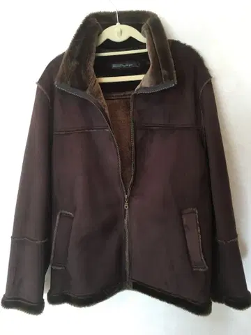 모던 스웨이드 보아 안감 자켓 집업 페이크 무스탕 코트