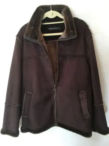 모던 스웨이드 보아 안감 자켓 집업 페이크 무스탕 코트