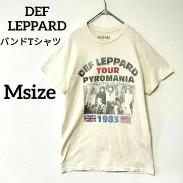 DEF LEPPARD PYROMANIA 투어 [ M ] 티셔츠 락 밴드