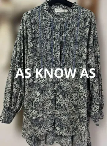 아즈노우아즈 드바즈 as know as de base 꽃무늬 셔츠