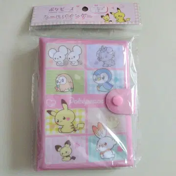 미사용 새상품 포켓피스 포켓몬 씰 바인더 씰북