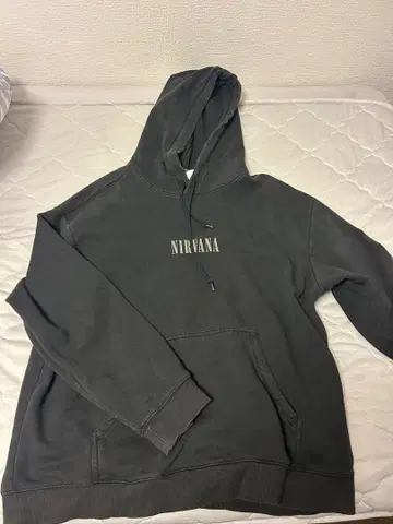 NIRVANA 닐바나 블랙 후드티 XL 빈티지 가공 H&M