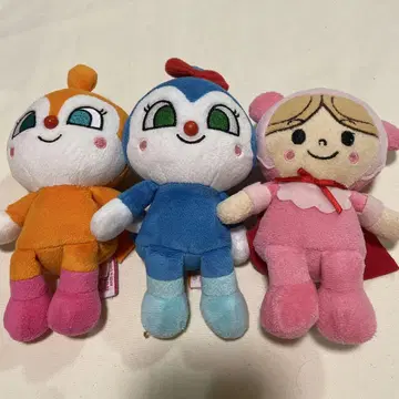 호빵맨 캐릭터 봉제 인형 3체 세트