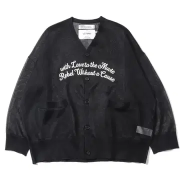 DAIRIKU Letter Skeleton Cardigan