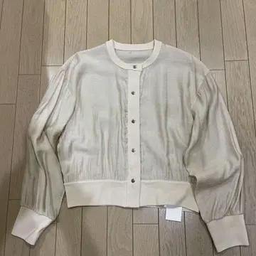 미사용 새상품 ti. 베이지 노카라 자켓 M