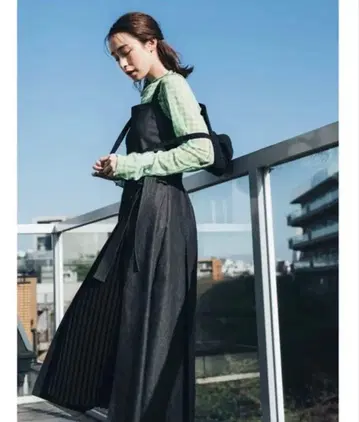 가격 인하 가능! Lilybrown 이소재 도킹 원피스 데님