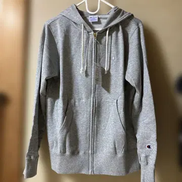 Champion 그레이 후드티 L 사이즈