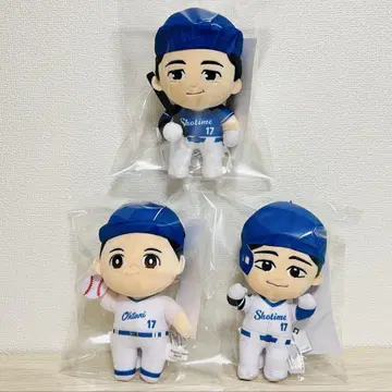 오타니 쇼헤이 Shohei Otani 봉제 인형 3종 세트