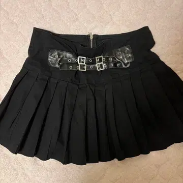 TRIPP NYC 블랙 플리츠 스커트 S