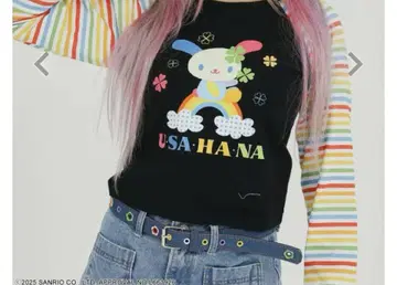 [ 우사하나 x SPINNS ] 보더 티셔츠