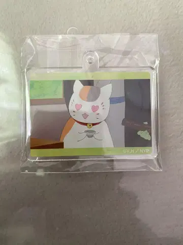 and GALLERY 나츠메 우인장 아크릴 키링 냥코 선생님