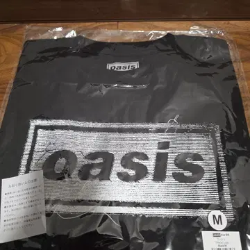 oasis 블랙 T셔츠 M 사이즈 live 2025 thread logo