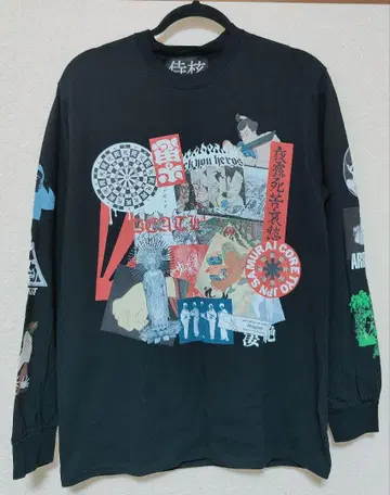 SAMURAI CORE 콜라주 LS TEE BLACK