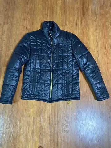 알 뉴 볼드 블랙 퀼팅 다운 자켓