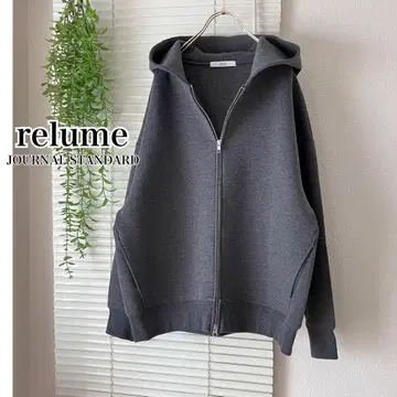 [새상품급] [2024AW] relume 후디 블루종 후드티 그레이
