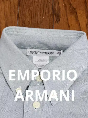 새상품급 EMPORIO ARMANI 그레이 긴팔 셔츠 40