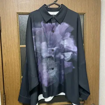 HARE 꽃무늬 긴팔 셔츠 S 사이즈 블랙