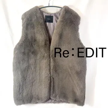 [ Re:EDIT ] 퍼 베스트 모카 L 사이즈