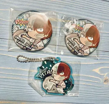토도로키 쇼토 배지와 키링 세트 ! 캔뱃지 아크릴 키링