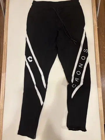 CRONOS 블랙 조거 팬츠