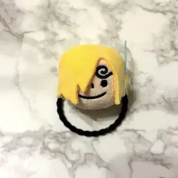원피스 ONE PIECE 상디 봉제 인형 머리끈
