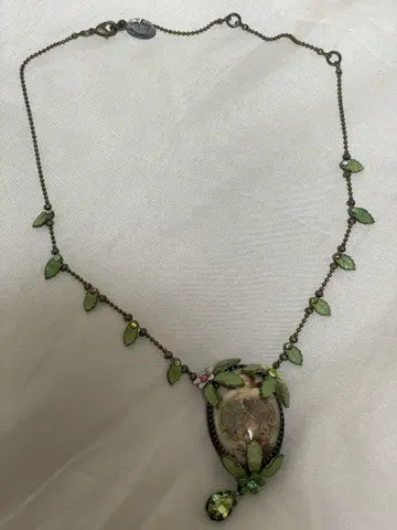 Michal negrin 리프 모티브 앤티크 목걸이