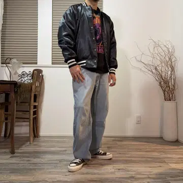 새상품급 바시티 자켓 M 스포츠 마스터 UAW 굿 레귤러 구제 의류