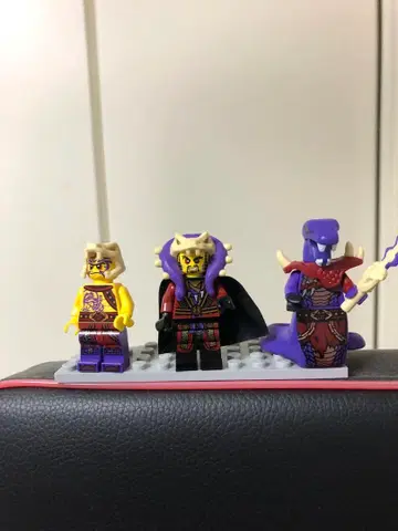 레고 닌자고 미니 피규어 3개 세트