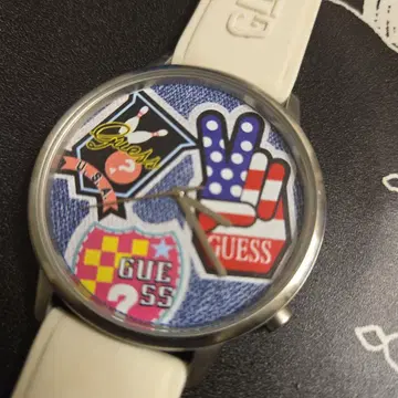 GUESS 데님풍 손목시계