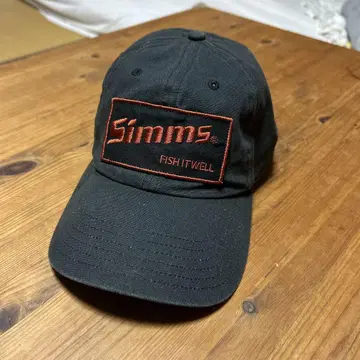 Simms 블랙 캡 Simms