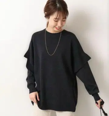 Spick and Span 워셔블 플레어 슬리브 풀오버