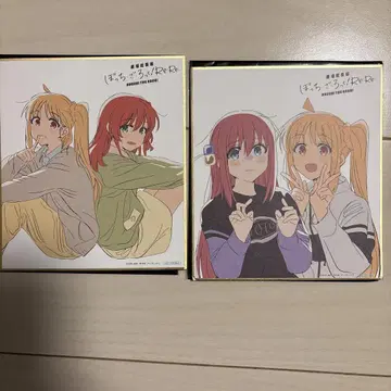 봇치 더 록! 입장 특전 미니 색지 이지치 니지카 & 키타 이쿠요