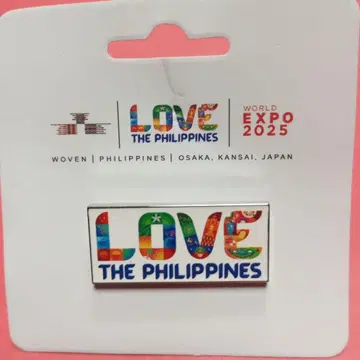 오사카 간사이 만박 LOVE THE 필리핀 핀 배지