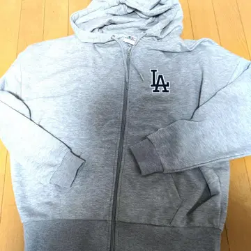 LA 후드티 M 사이즈 그레이