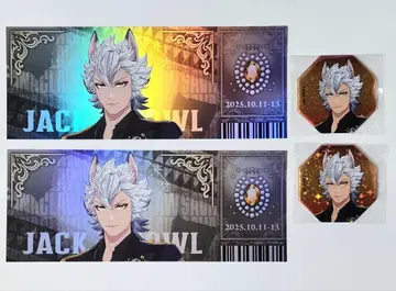 트위스테 잭 블레이징 주얼 티켓풍 카드 홀로그램 캔뱃지