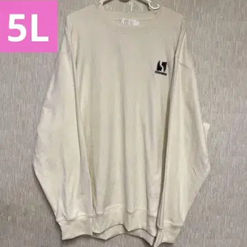 새상품 CONVERSE 컨버스 화이트 컬러 긴팔 트레이닝복 5L 남성용