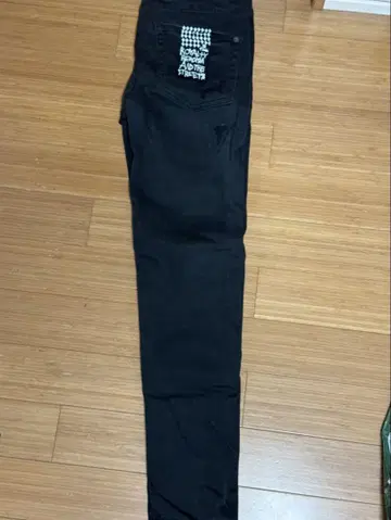 ksubi 블랙 데님 데미지 가공 사이즈 28