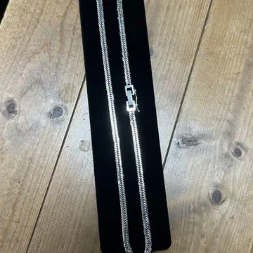 키헤이 목걸이 12면 트리플 50cm 중절 클로징 조폐국 플라티나 마감