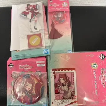 학원 아이돌 마스터 제일복권 하나미 사키 4개 세트 E상 F상 G상 H상