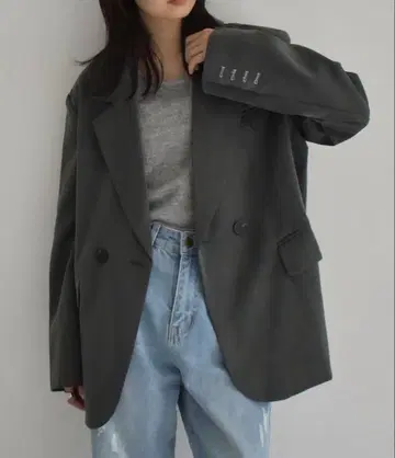 cizatto 시자토 그레이 루즈 테일러드 자켓