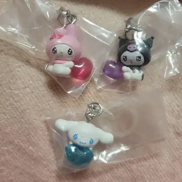 산리오 에모큥 메지루시 액세서리 마이멜로디 쿠로미 시나모롤