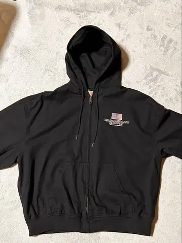 US COMPANY SUPPLY 블랙 후드티