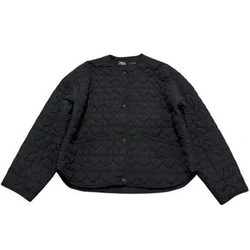 새상품급 ZARA 하트 퀼팅 충전솜 자켓 M
