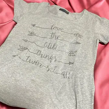 TWINSET 트윈세트 T.S.J 반짝이 티셔츠