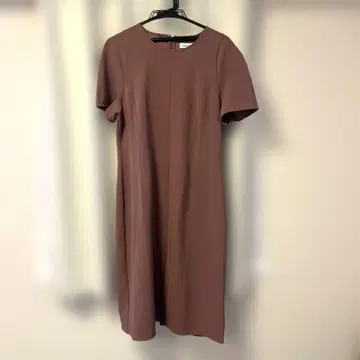 Calvin Klein 반팔 티셔츠 원피스 브라운