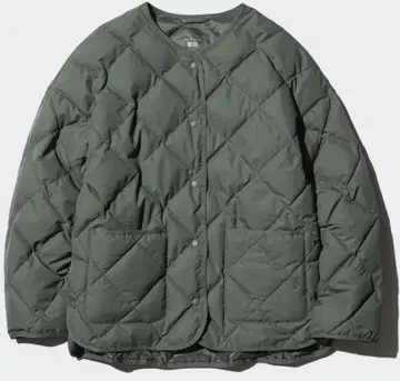 UNIQLO 유니클로 퍼프테크 릴랙스 자켓 M 카키