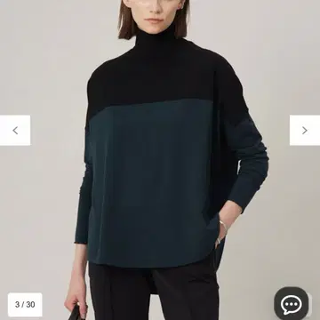 ICB 비스코스 와이드 터틀넥 풀오버